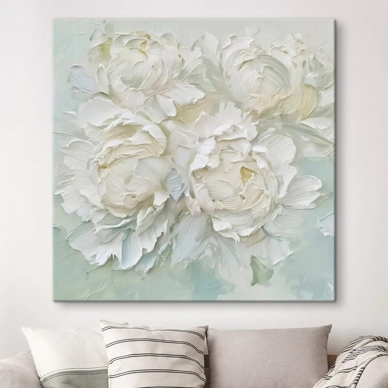 Pictură pe pânză Peonies pictura imitație Nr s44522 Cel mai vândut