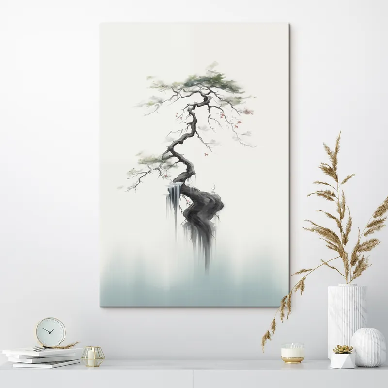 Preț redus Pictură pe pânză Minimalismul arborilor Nr s44592