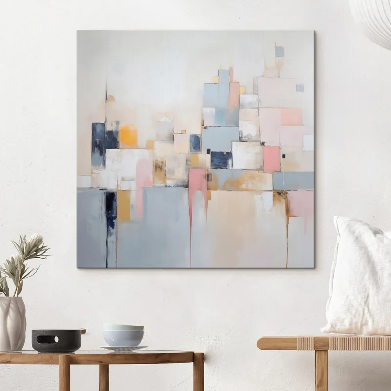 Livrare rapidă Pictură pe pânză Pictura abstractă de imitație a orașului Nr s44638