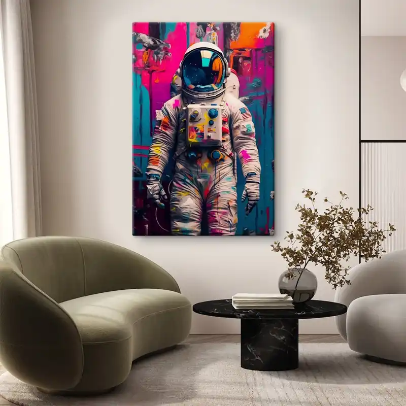 Reducere specială Pictură pe pânză Astronaut Nr s44632