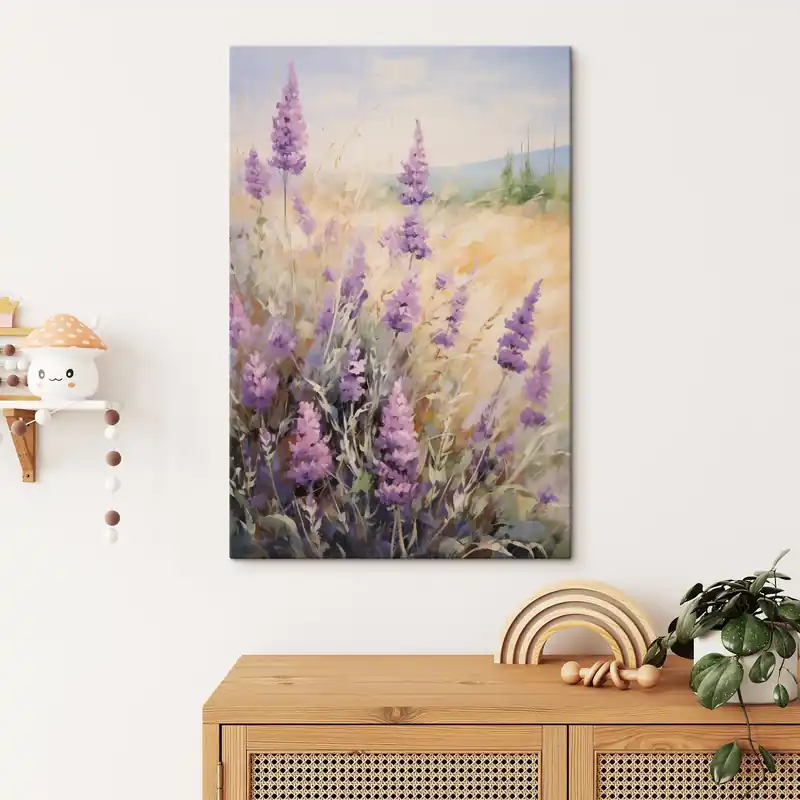 Preferatul clienților Pictură pe pânză Lavanda Bloom Nr s44664