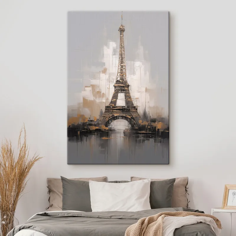 Pictură pe pânză Turnul Eiffel imitație de pictură Nr s44697 Preferatul clienților