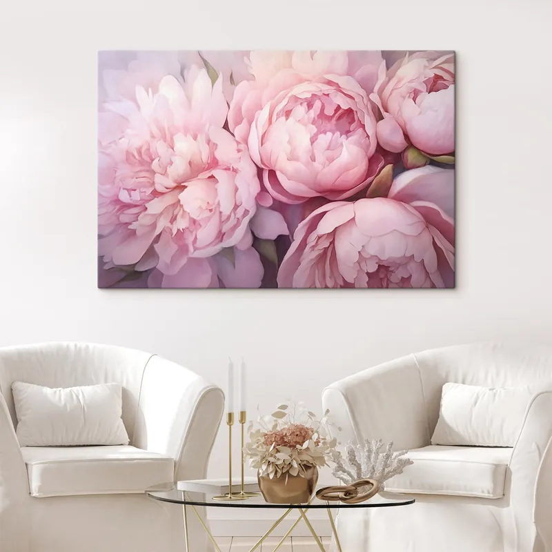 Super ofertă Pictură pe pânză Peonii roz Nr s44908