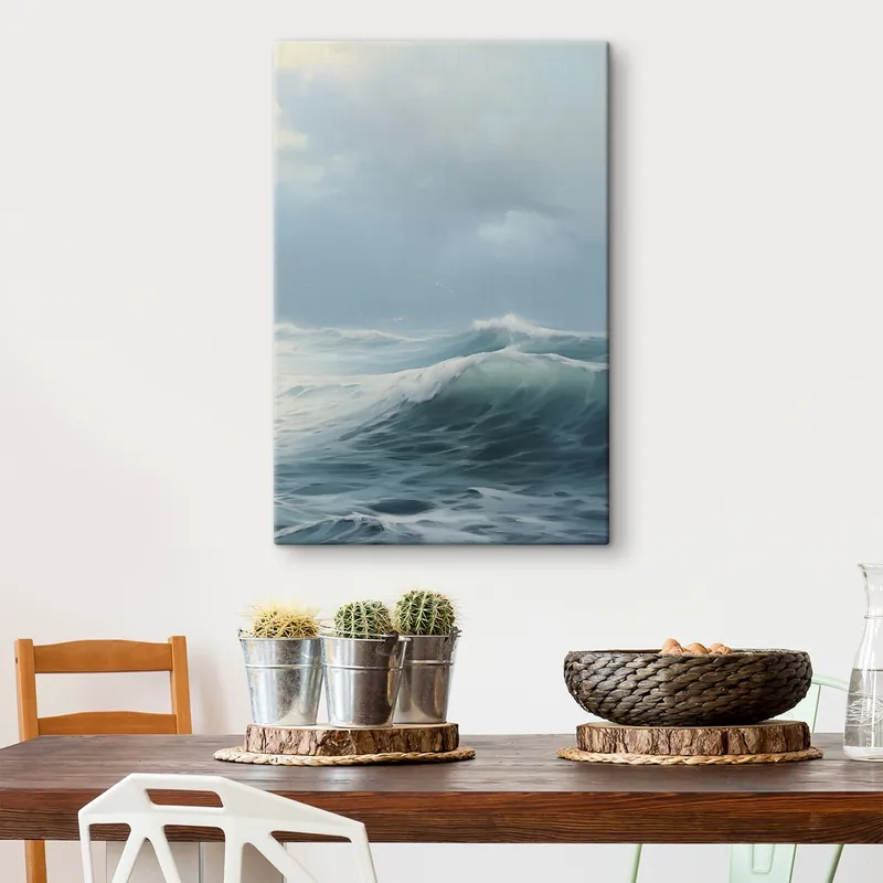 Pictură pe pânză Valuri oceanice Nr s44951 Ieftin
