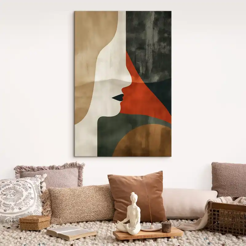 Vezi acum Pictură pe pânză Față și abstracție Nr s44969