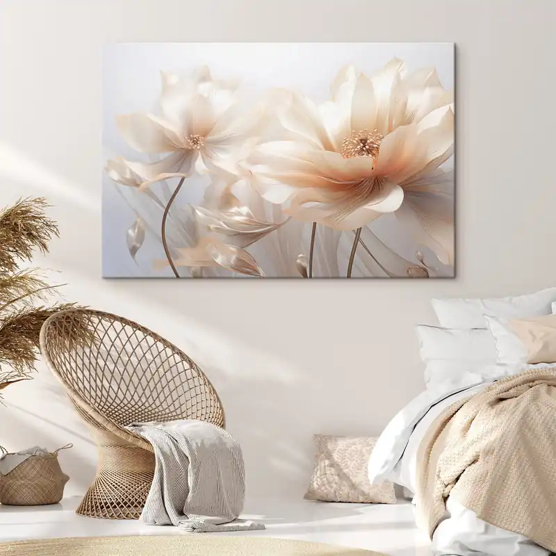 Pictură pe pânză Flori de piersici delicate Nr s44836 Premium