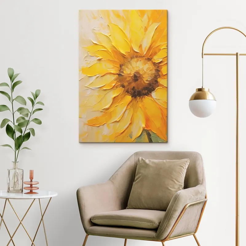 Pictură pe pânză Floarea-soarelui Nr s45000 Bestseller