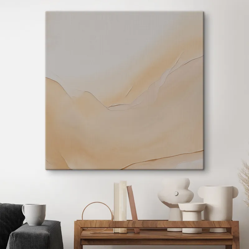 Vezi acum Pictură pe pânză artă lichidă, linii curgătoare, tonuri pastelate, flux natural, paletă caldă, gradient Nr s45106