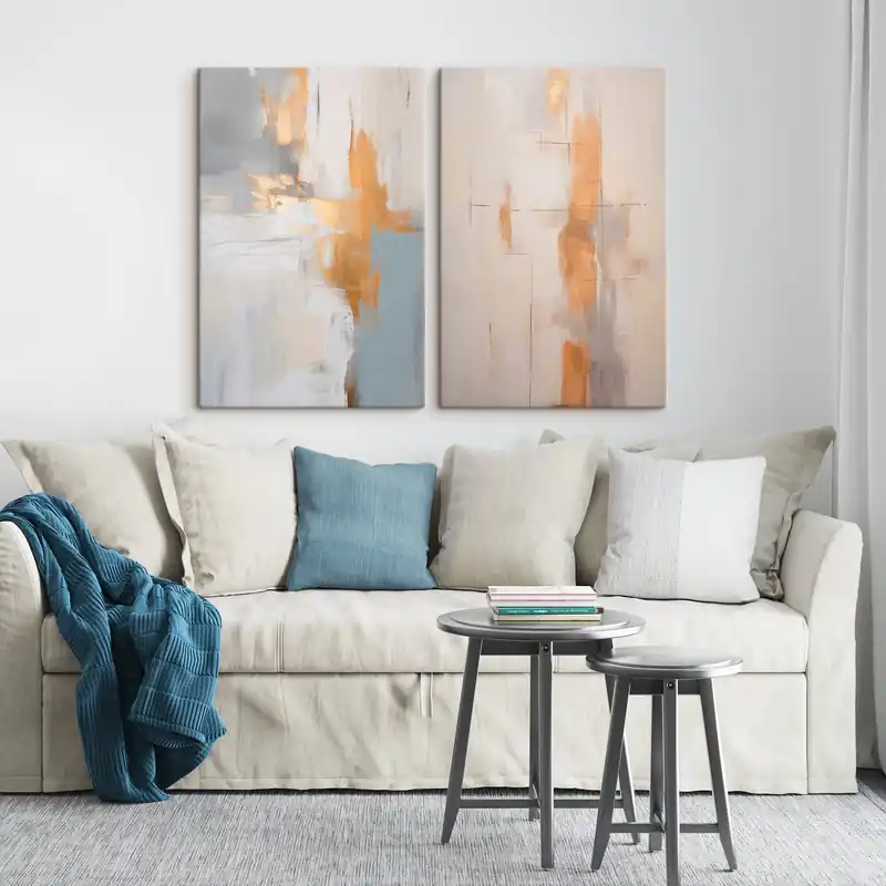 Pictură pe pânză Abstract brush strokes imitație de pictură Nr m00502 Vezi acum