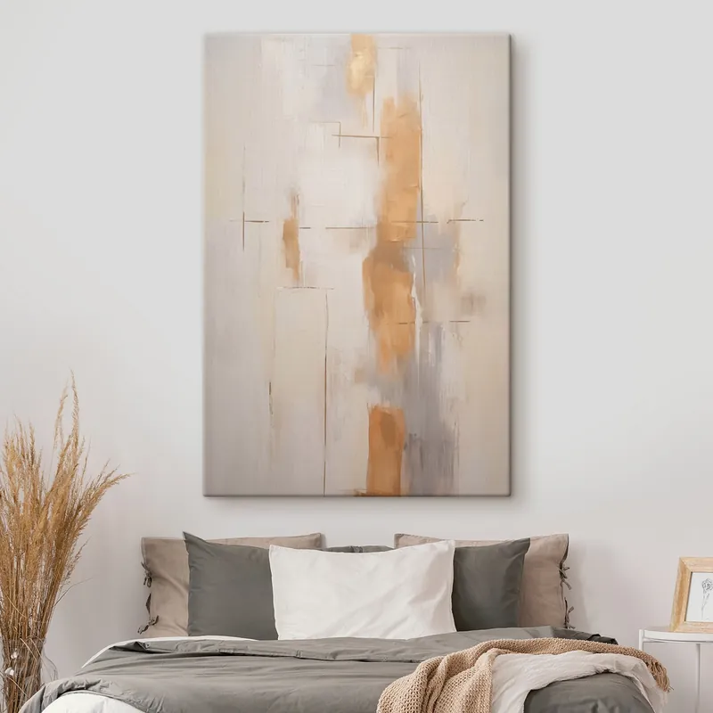 Plată securizată Pictură pe pânză Strokes și linii abstracte Nr s45113