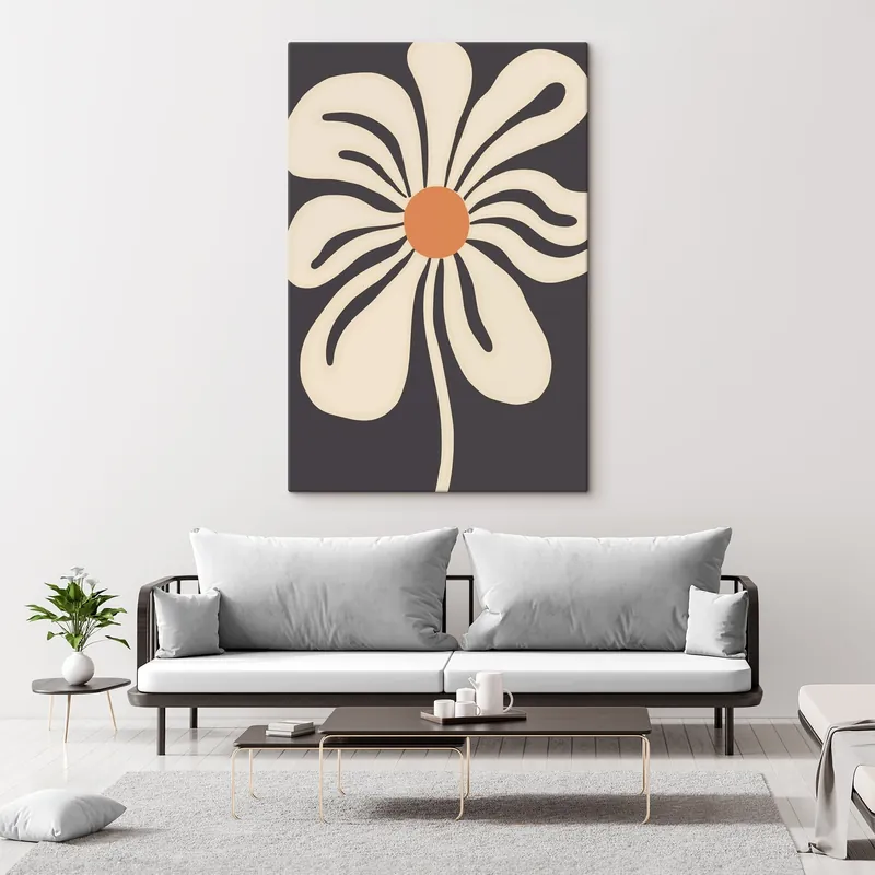 Pictură pe pânză Floare stilizată Nr s45150 Cel mai bun preț