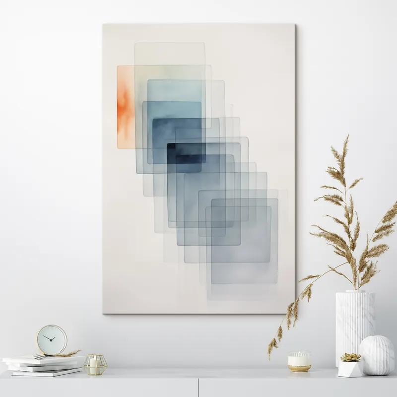 Pictură pe pânză Abstracție geometrică minimalistă Nr s45213 Cel mai vândut