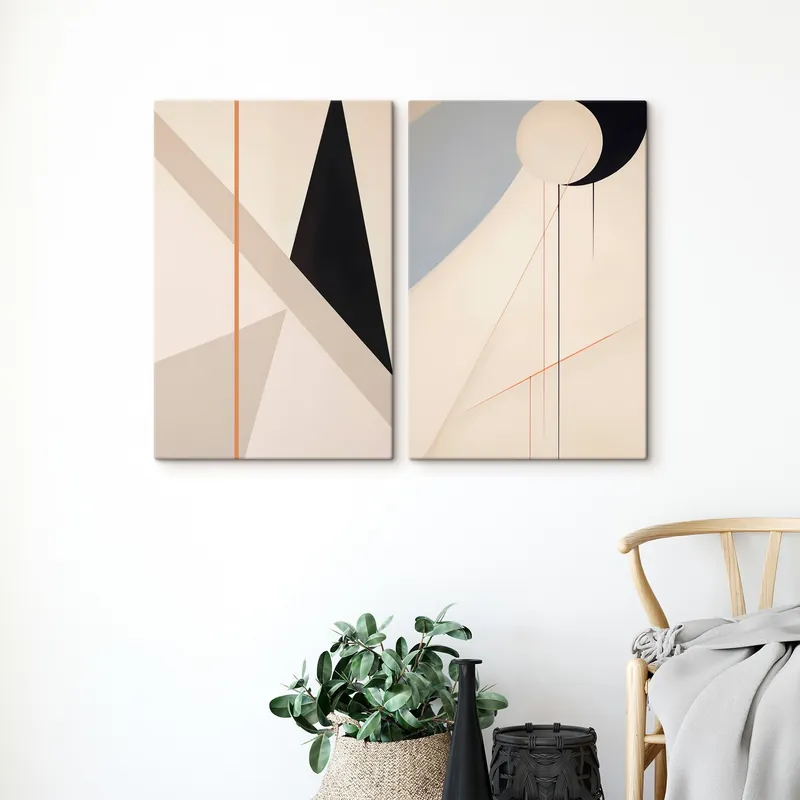Ieftin Pictură pe pânză Abstracție geometrică Nr m00536