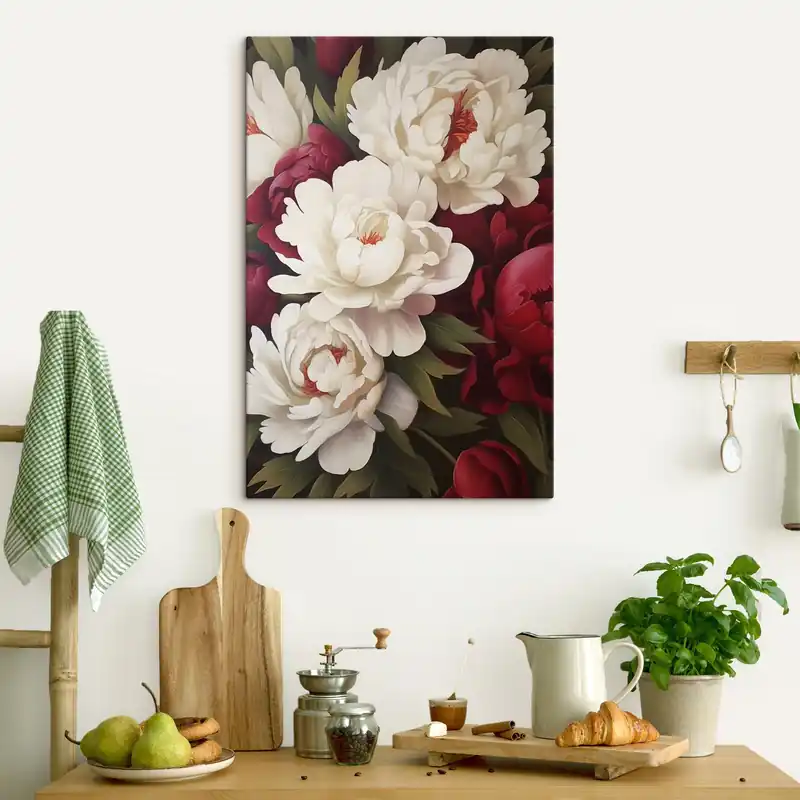Cumpărături sigure Pictură pe pânză Peonii Nr s45221