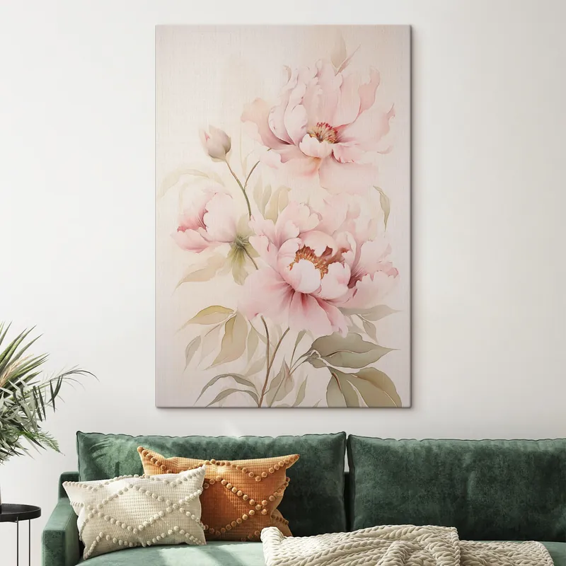 Pictură pe pânză Peonii Nr s45292 Ofertă specială