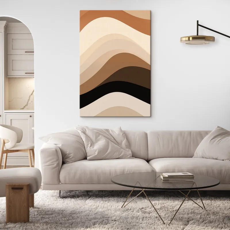 Pictură pe pânză Linii abstracte Nr s45298 Discount