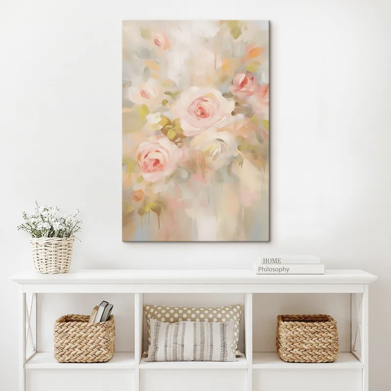 Pictură pe pânză Pictura imitație trandafiri Nr s45302 Preț redus