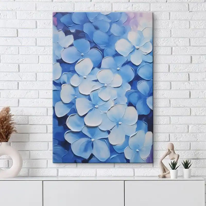 Ofertă specială Pictură pe pânză Pictură imitare hortensie Nr s45357