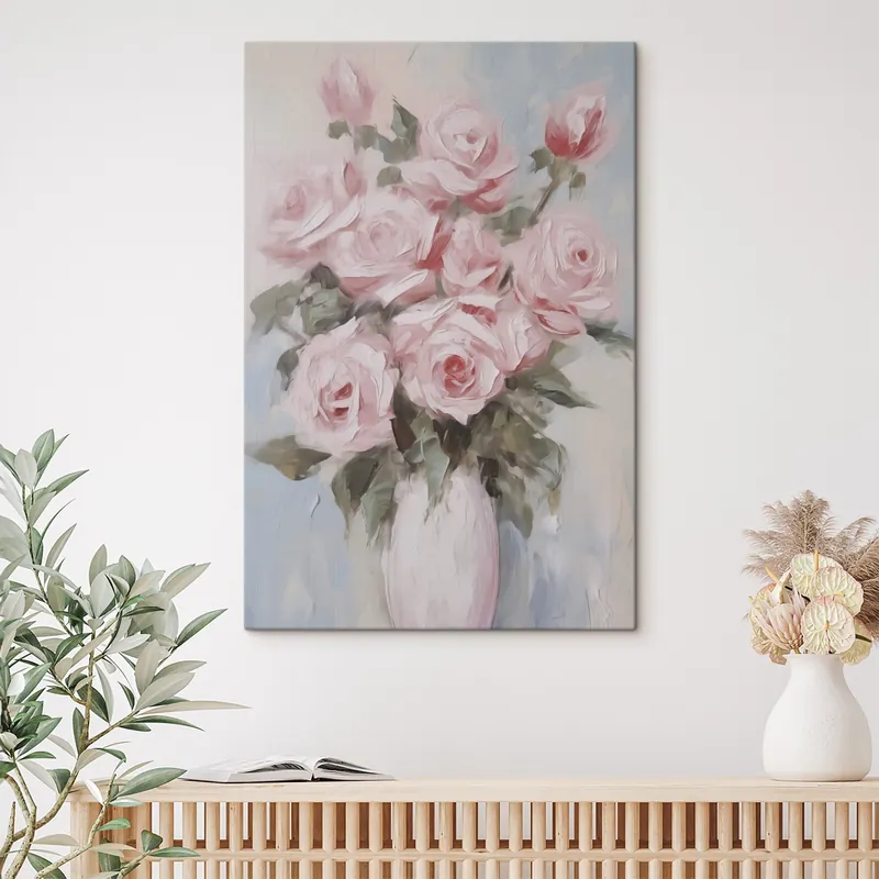 Chilipir Pictură pe pânză Buchet de trandafiri Nr s45362