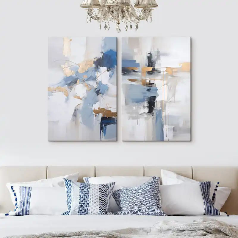 Pictură pe pânză Abstracția modernă imită pictura Nr m00588 Doar azi