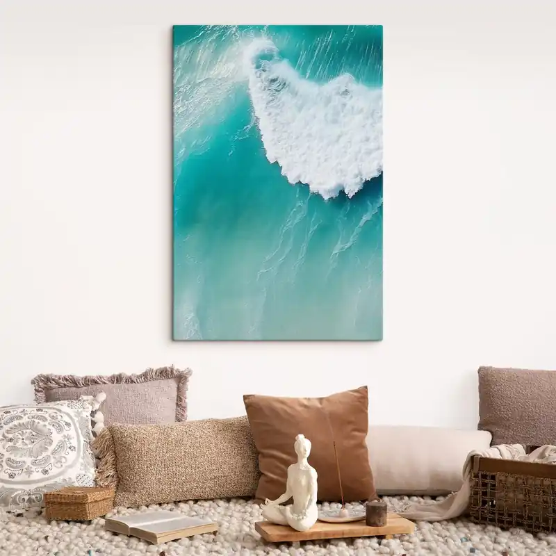 Pictură pe pânză Val de mare Nr s45379 Reducere extra