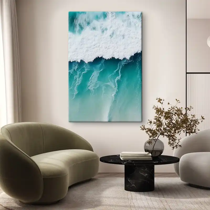 Pictură pe pânză Val oceanic Nr s45380 Noutate