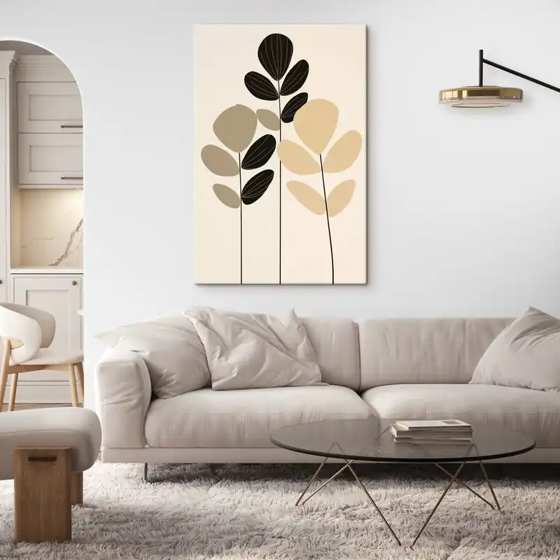 Pictură pe pânză Ilustrație botanică minimalistă Nr s45400 Doar azi