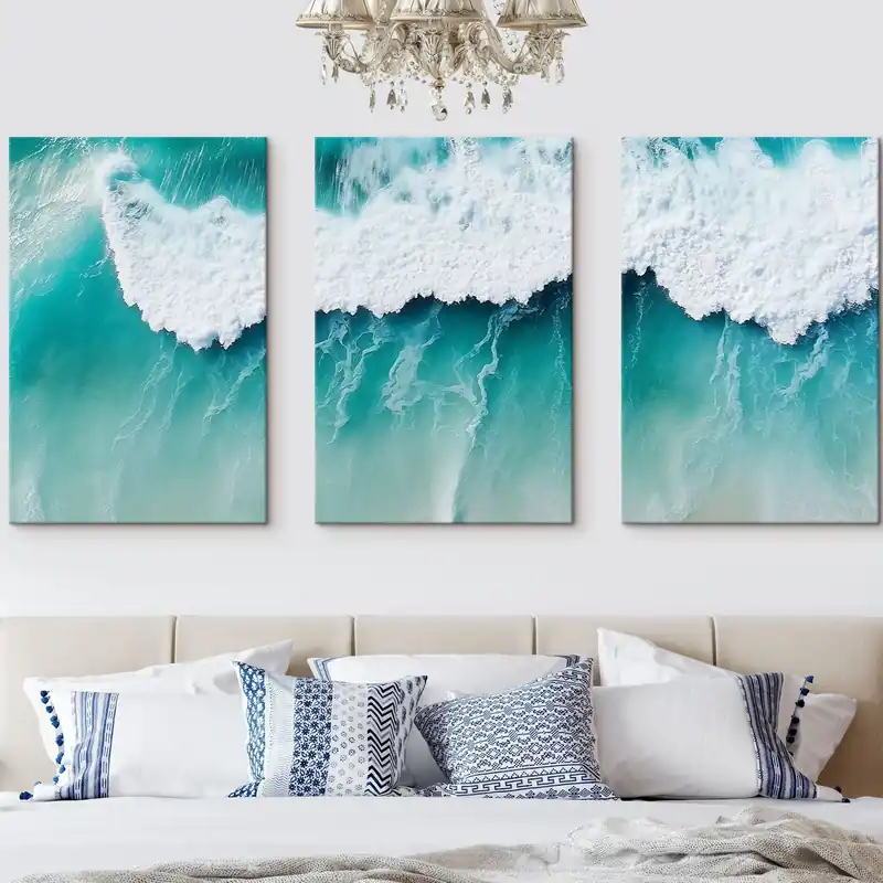 Pictură pe pânză Valuri oceanice Nr m00604 Reducere extra