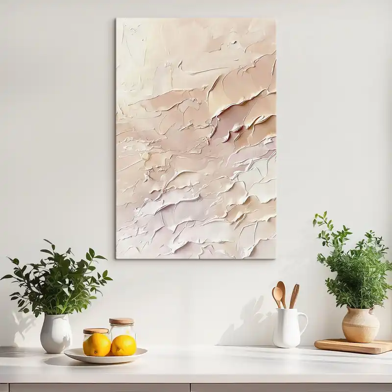Pictură pe pânză Efect de lovituri de vopsea volumetrice Nr s45335 Discount