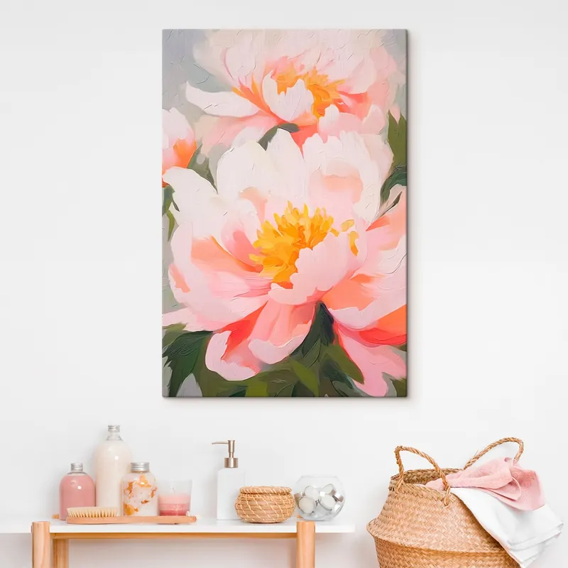 Pictură pe pânză Peonii Nr s45444 Ofertă specială