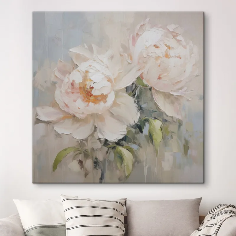 Bestseller Pictură pe pânză Peonies abstract Nr s45608