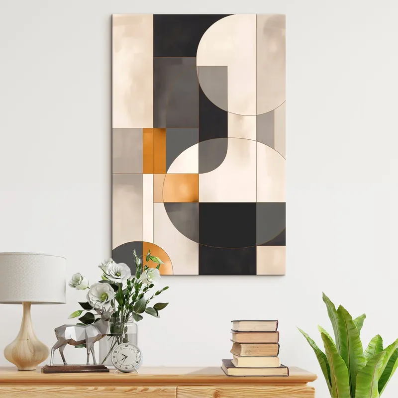 Pictură pe pânză Abstracție geometrică Nr s45585 Retur ușor