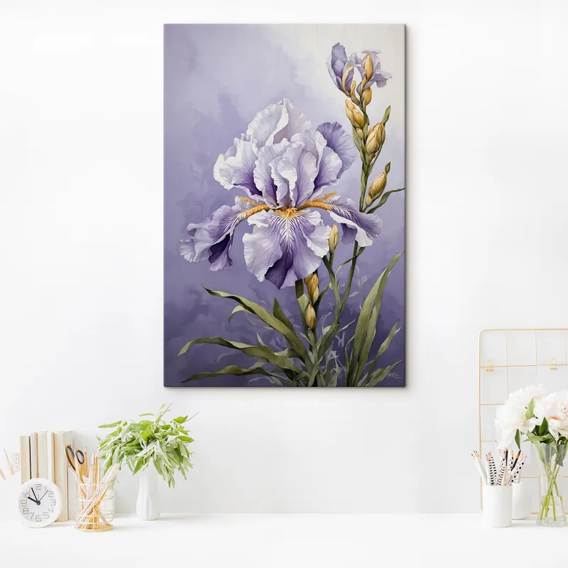Pictură pe pânză Iris violet Nr s45486 Ultima șansă