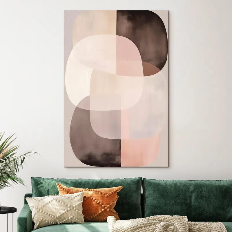 Pictură pe pânză Forme abstracte Nr s45632 Ieftin