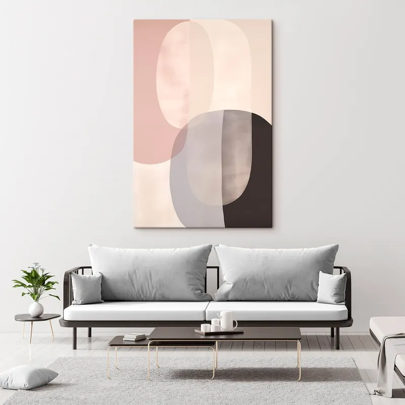 Preț redus Pictură pe pânză Forme abstracte Nr s45633