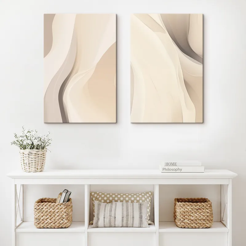 Reduceri Pictură pe pânză Abstract valuri de nisip Nr m00681