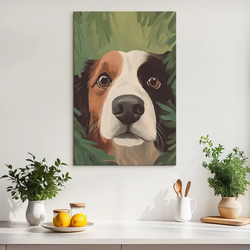 Pictură pe pânză Câine Nr s45675 Reduceri