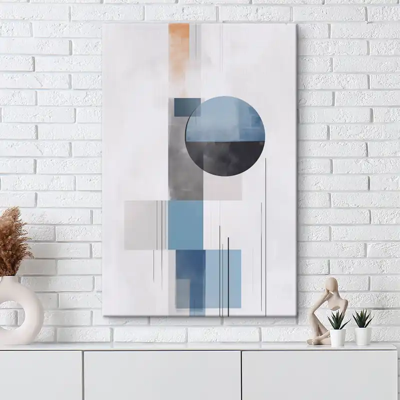 Reducere de preț Pictură pe pânză Abstracție geometrică Nr s45680