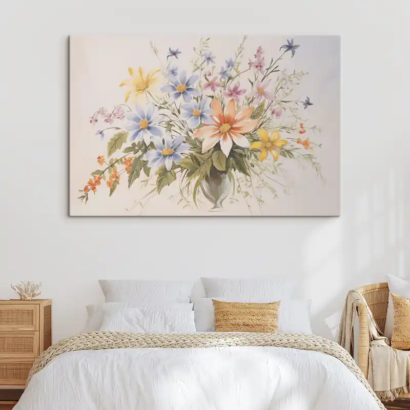 Pictură pe pânză Buchet de primăvară Nr s45684 Premium