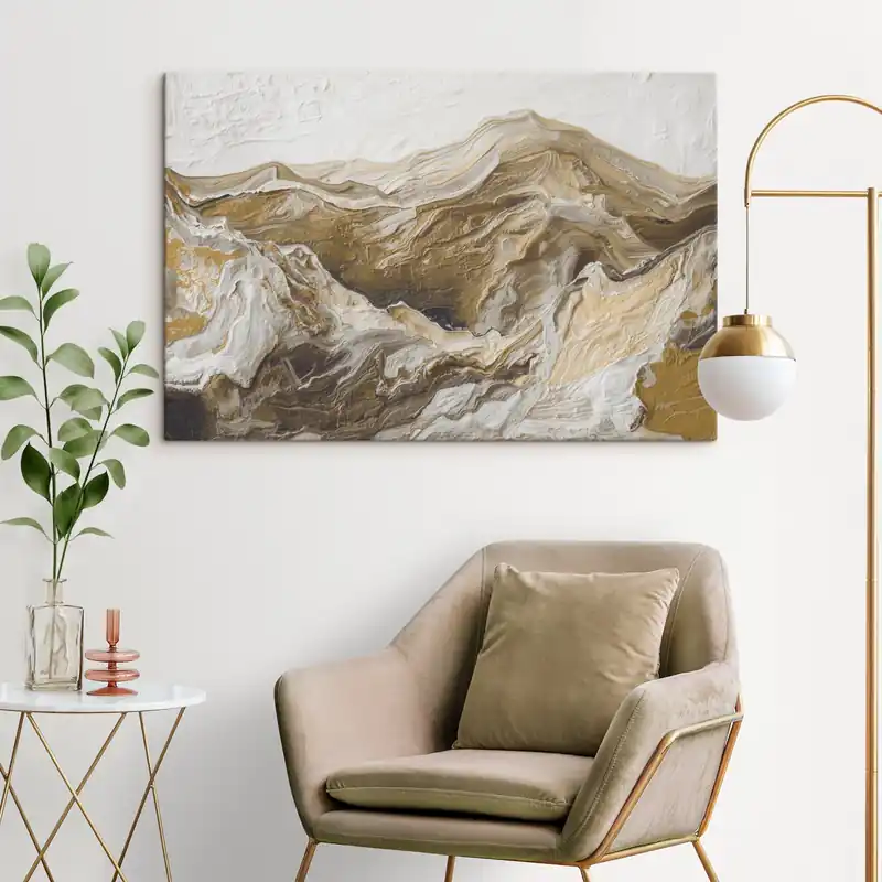 Pictură pe pânză Abstract peisaj montan Nr s45750 Retur ușor