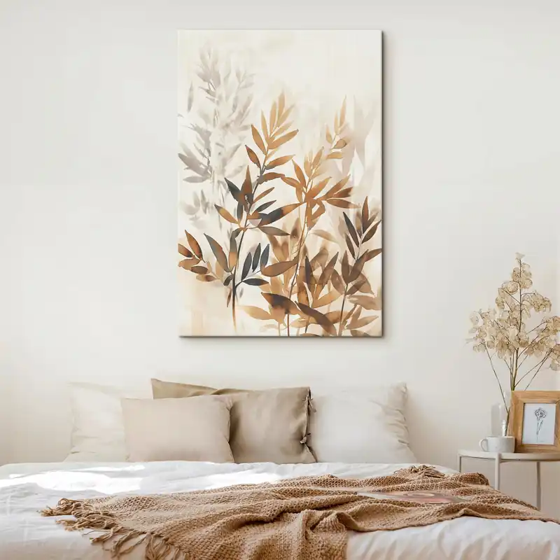 Reducere extra Pictură pe pânză Ramuri delicate cu frunze Nr s45752