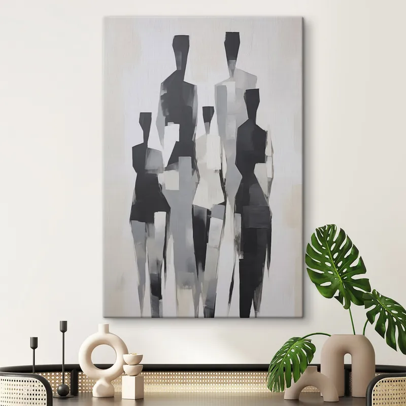 Nu rata Pictură pe pânză Siluete abstracte Nr s45759