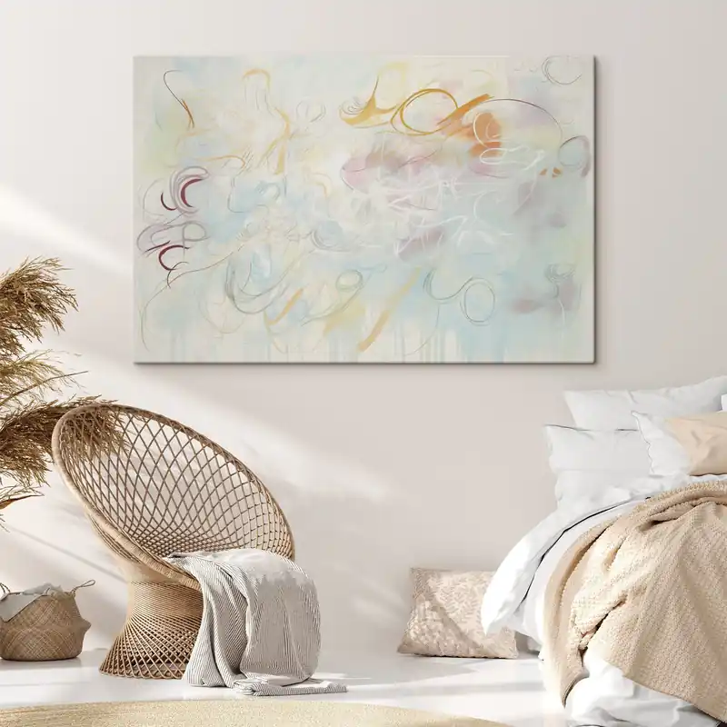 Pictură pe pânză Abstracție cu doodles Nr s45772 Ultima șansă
