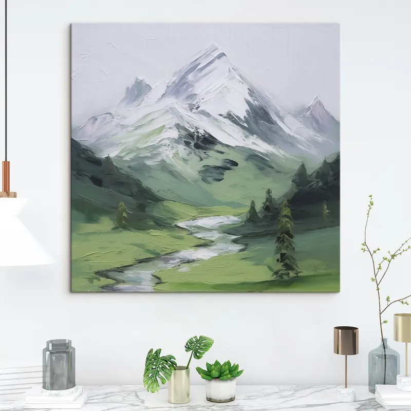 Pictură pe pânză Pictură imitație de vale montană Nr s45775 Preț promoțional