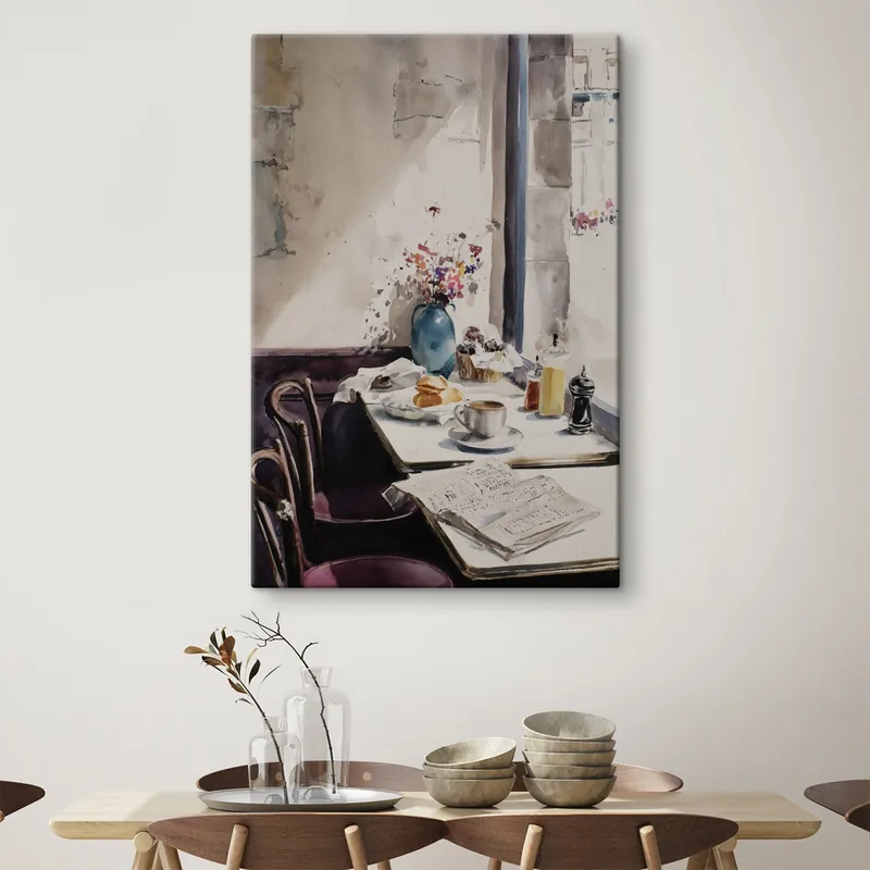 Pictură pe pânză mic dejun în Paris Nr s45726 Cumpără acum