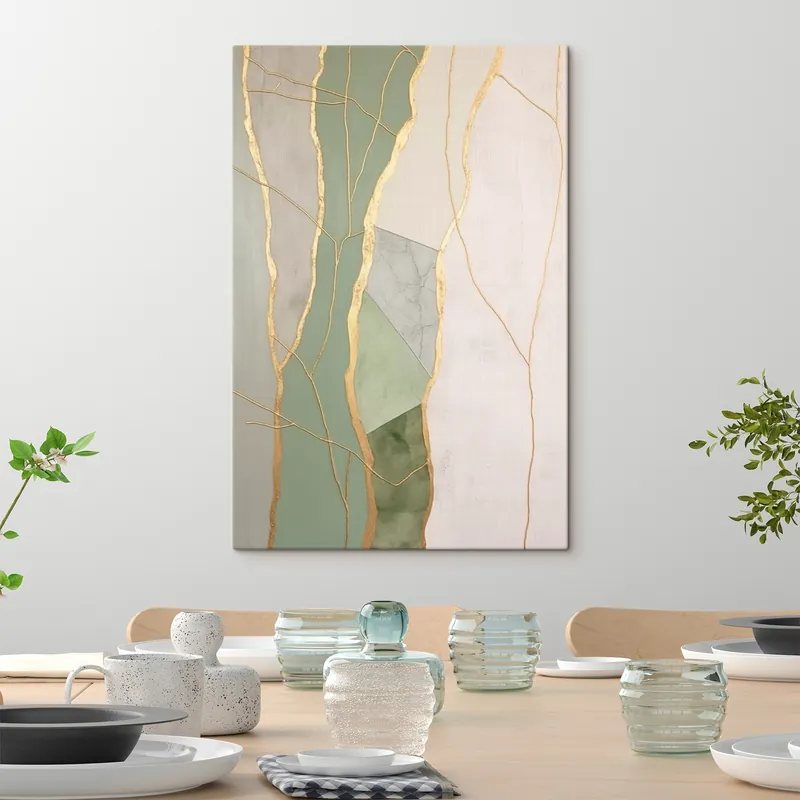 Pictură pe pânză Linii abstracte Nr s45830 Disponibil imediat
