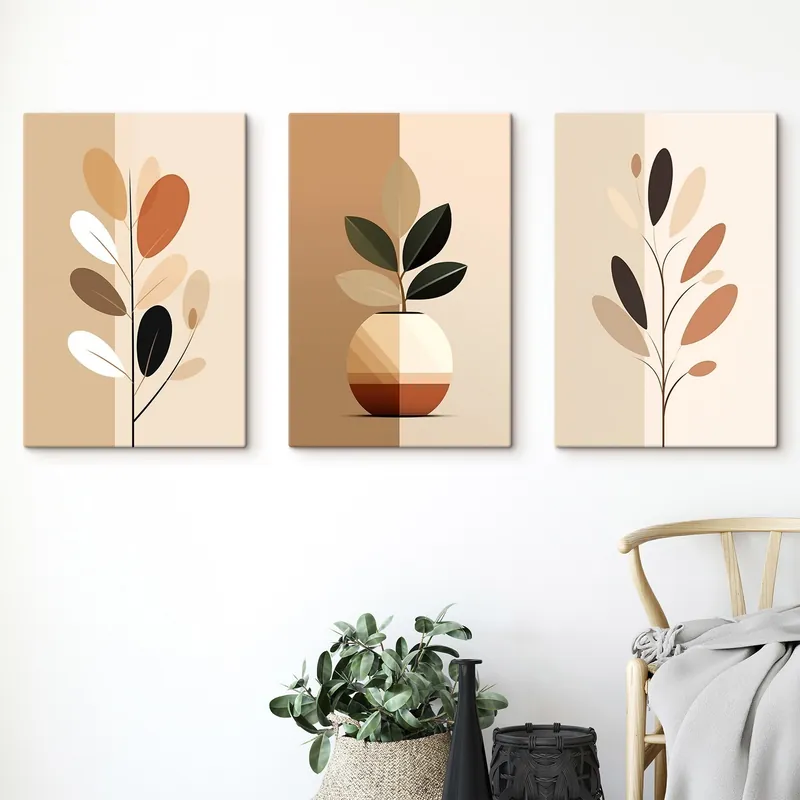 Comandă acum Pictură pe pânză Ramuri abstracte Nr m00759
