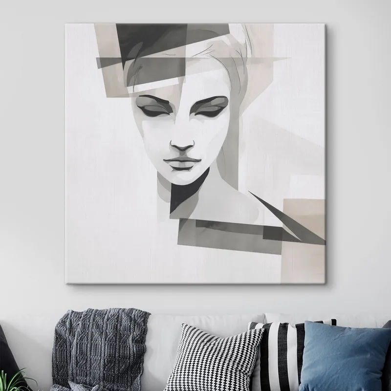 Pictură pe pânză Portret abstract Nr s45917 Ultima șansă