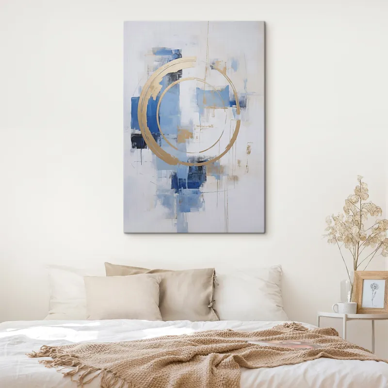 Pictură pe pânză Abstracție modernă Nr s45977 Lichidare de stoc
