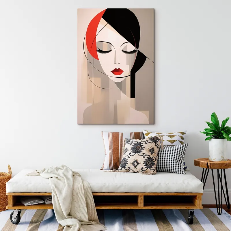 Promoție Pictură pe pânză Portret feminin abstract Nr s45965
